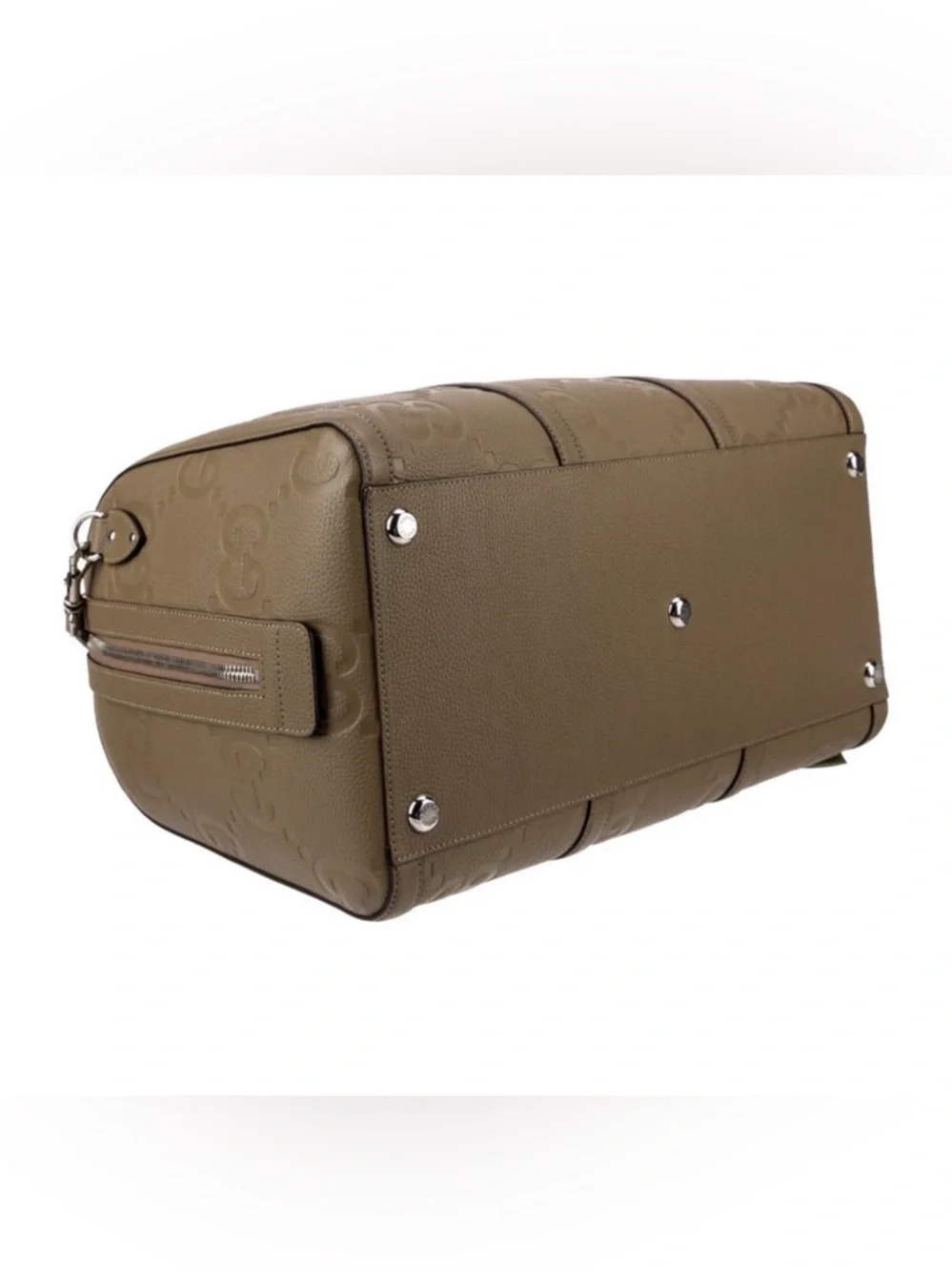 GUCCI Jumbo GG Taupe Duffle Bag - Picture 5 of 7